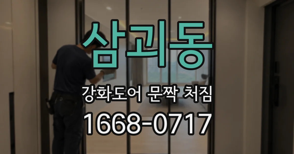 삼괴동 강화도어 문짝 처짐