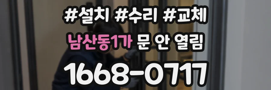남산동1가 문 안 열림
