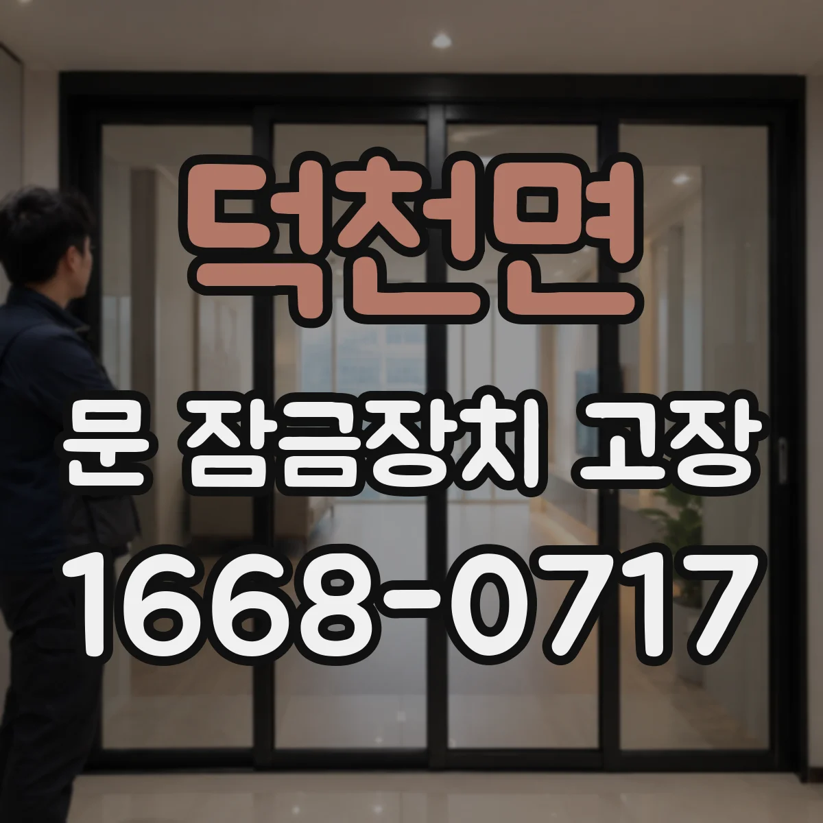 덕천면 문 잠금장치 고장