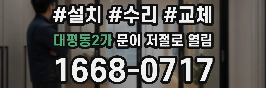 대평동2가 문이 저절로 열림