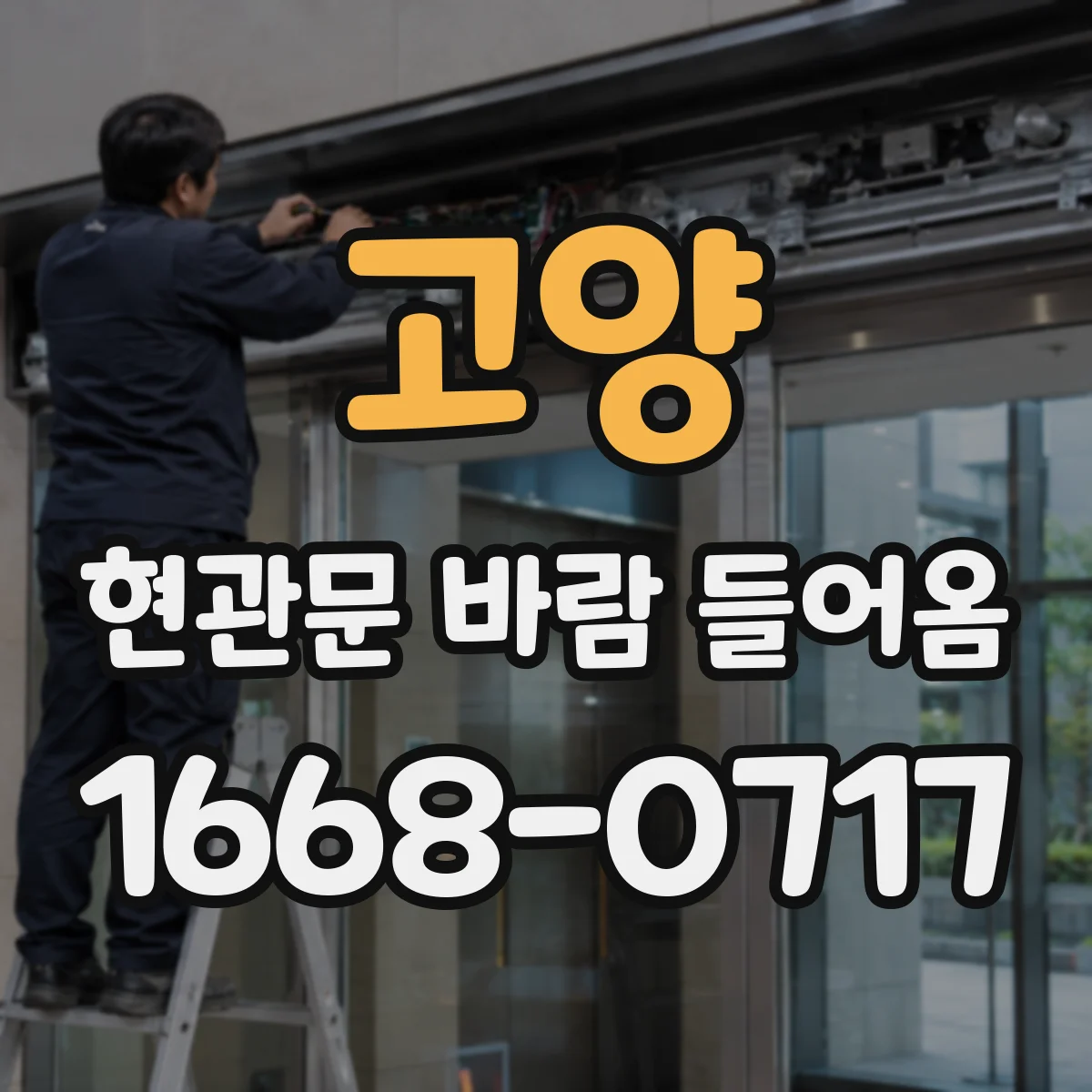 고양 현관문 바람 들어옴