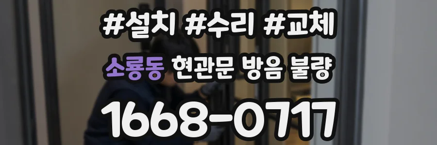 소룡동 현관문 방음 불량