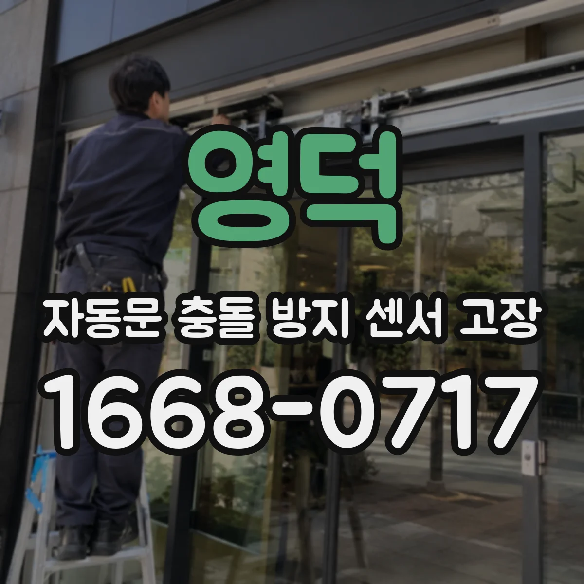 영덕 자동문 충돌 방지 센서 고장