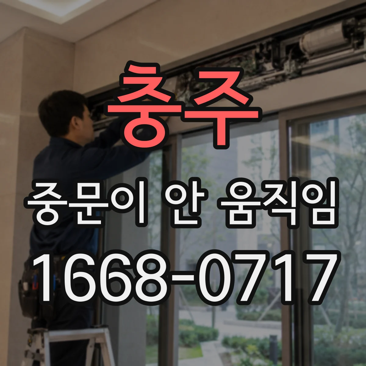 충주 중문이 안 움직임