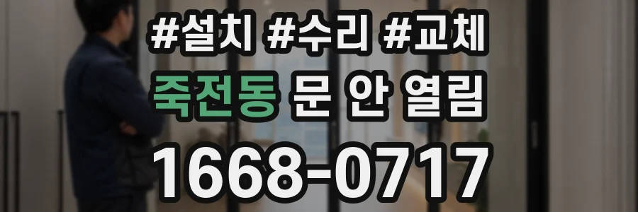 죽전동 문 안 열림