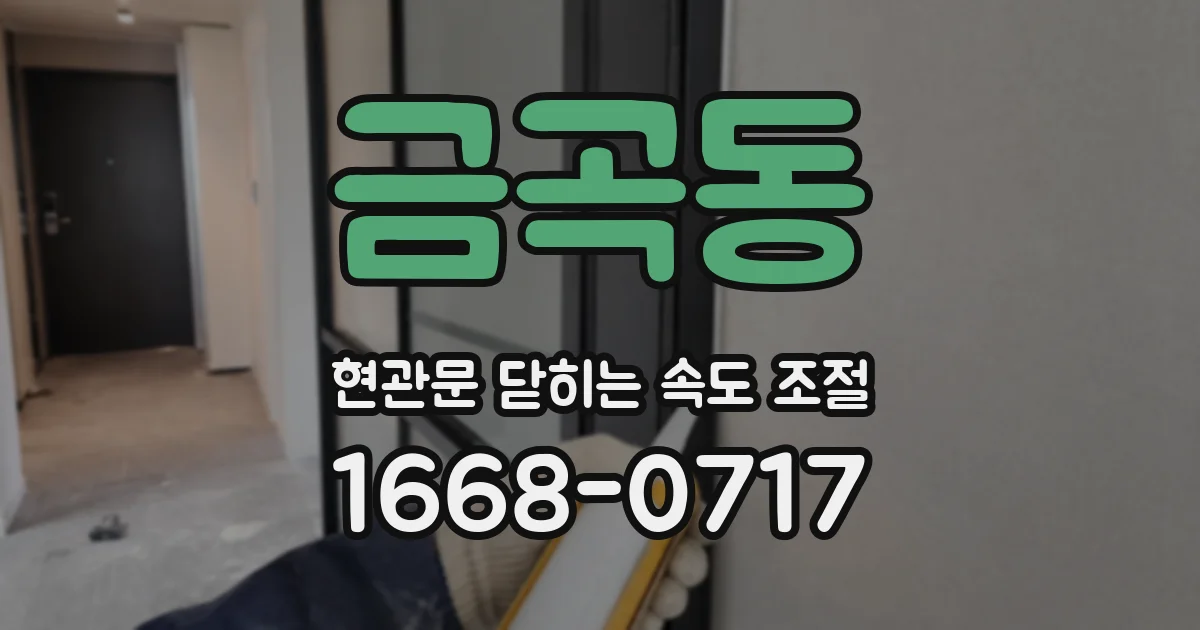 금곡동 현관문 닫히는 속도 조절
