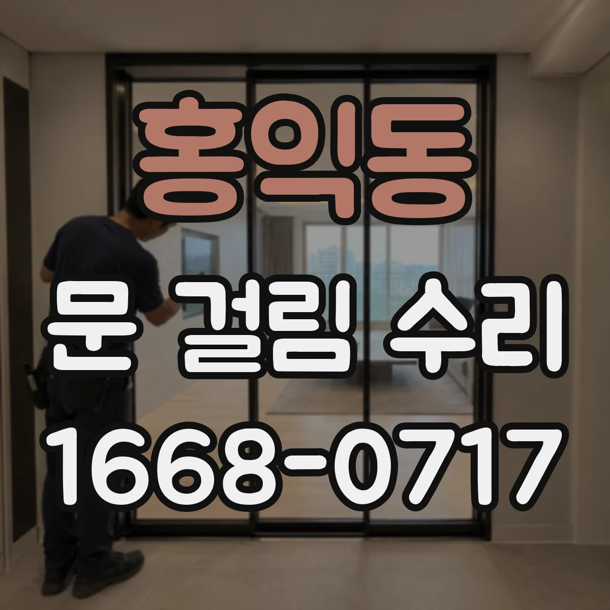 홍익동 문 걸림 수리