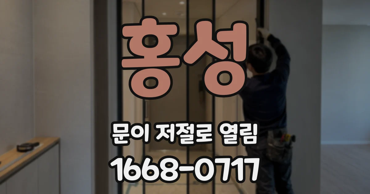 홍성 문이 저절로 열림