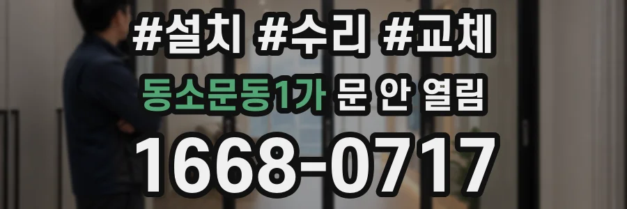 동소문동1가 문 안 열림