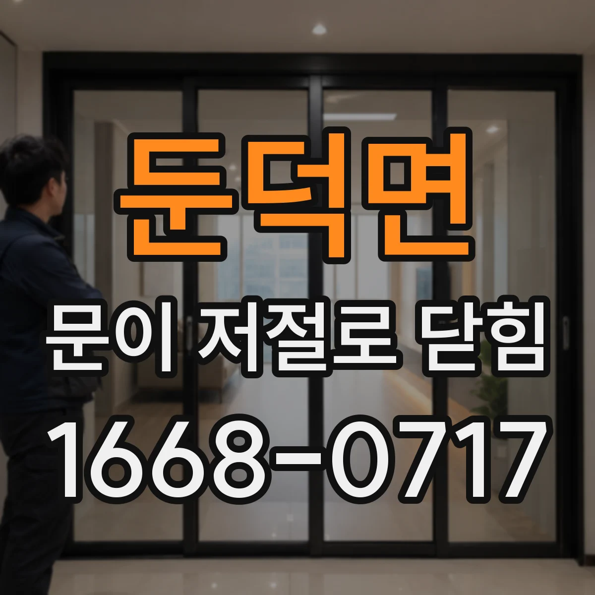 둔덕면 문이 저절로 닫힘
