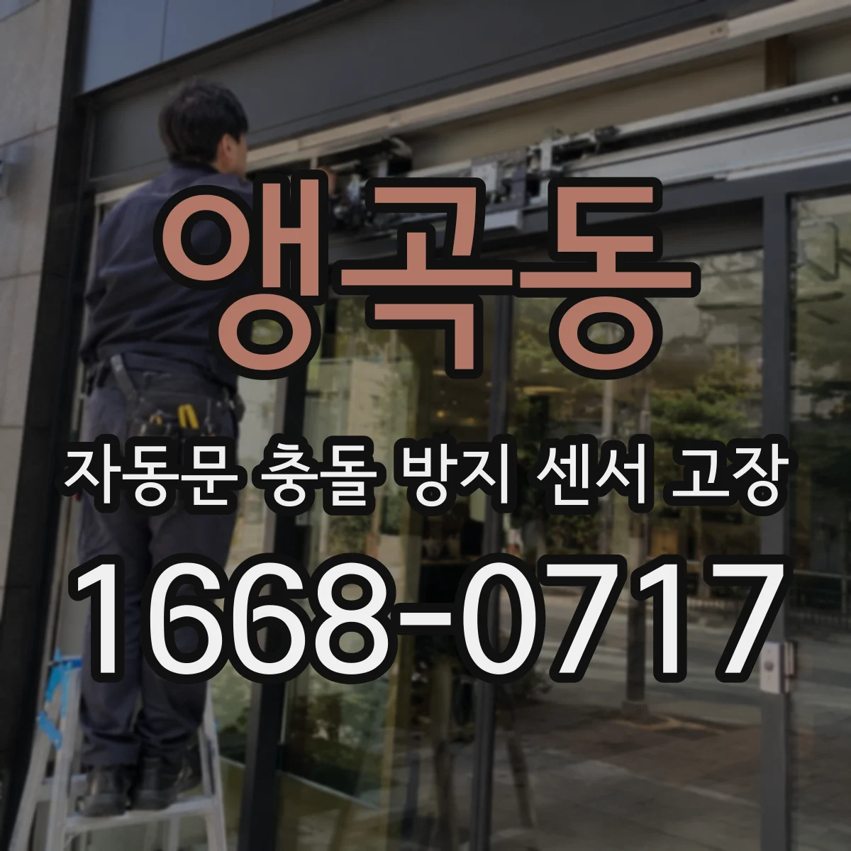 앵곡동 자동문 충돌 방지 센서 고장