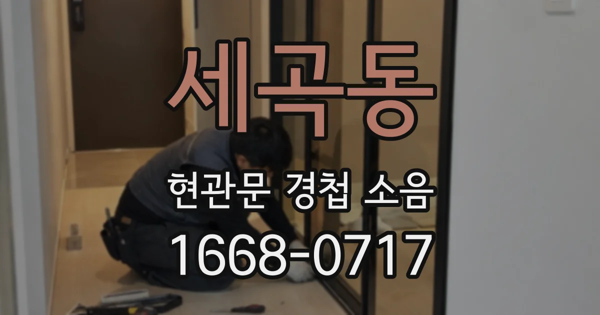 세곡동 현관문 경첩 소음