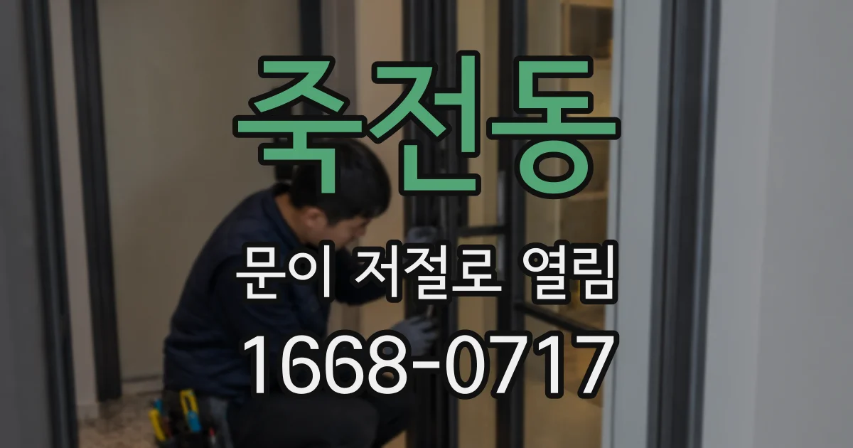 죽전동 문이 저절로 열림