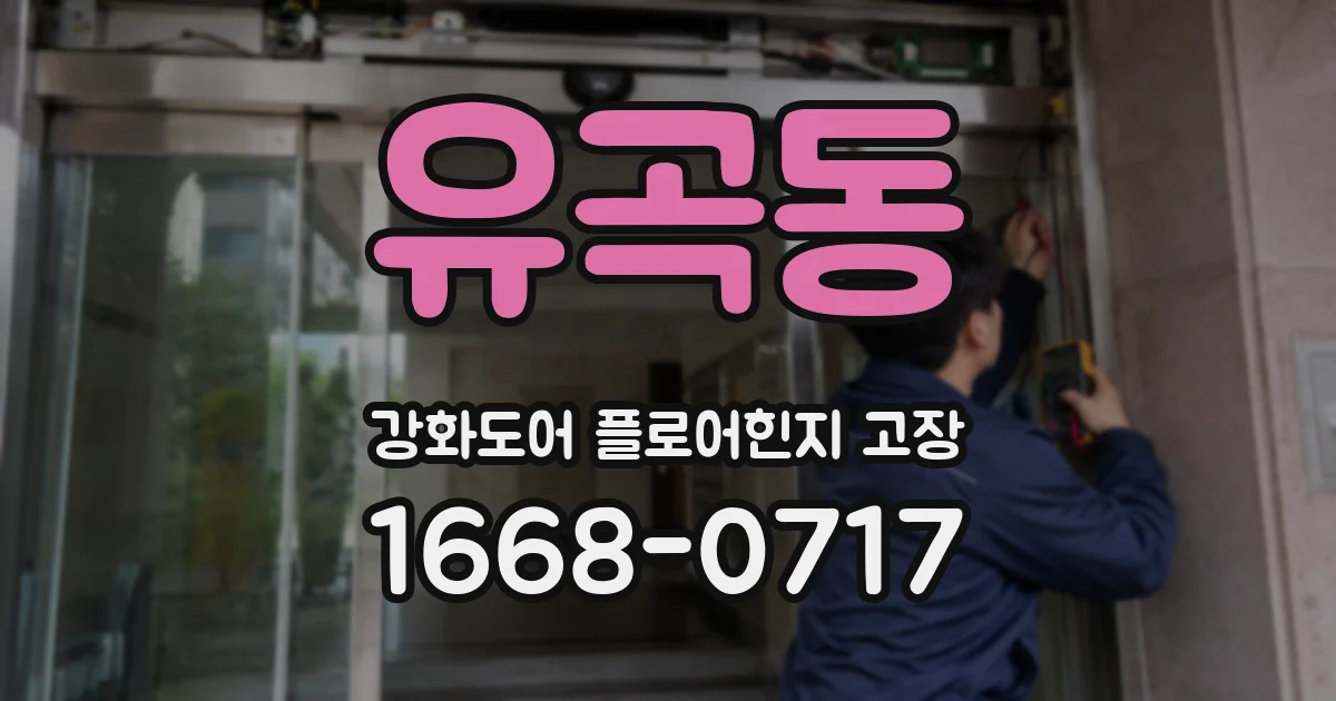 유곡동 강화도어 플로어힌지 고장