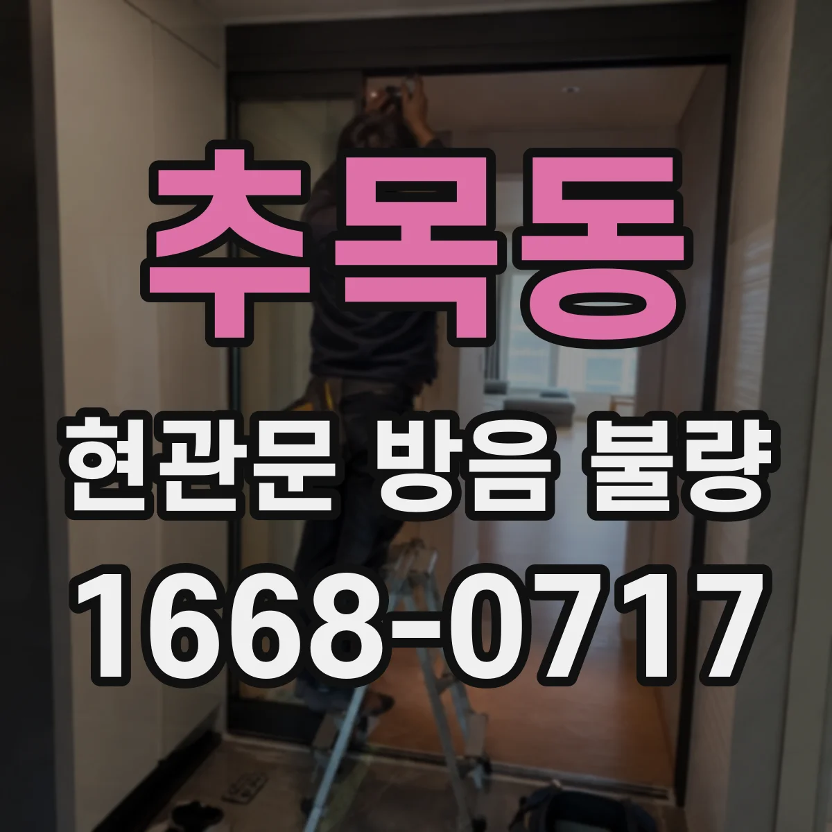 추목동 현관문 방음 불량