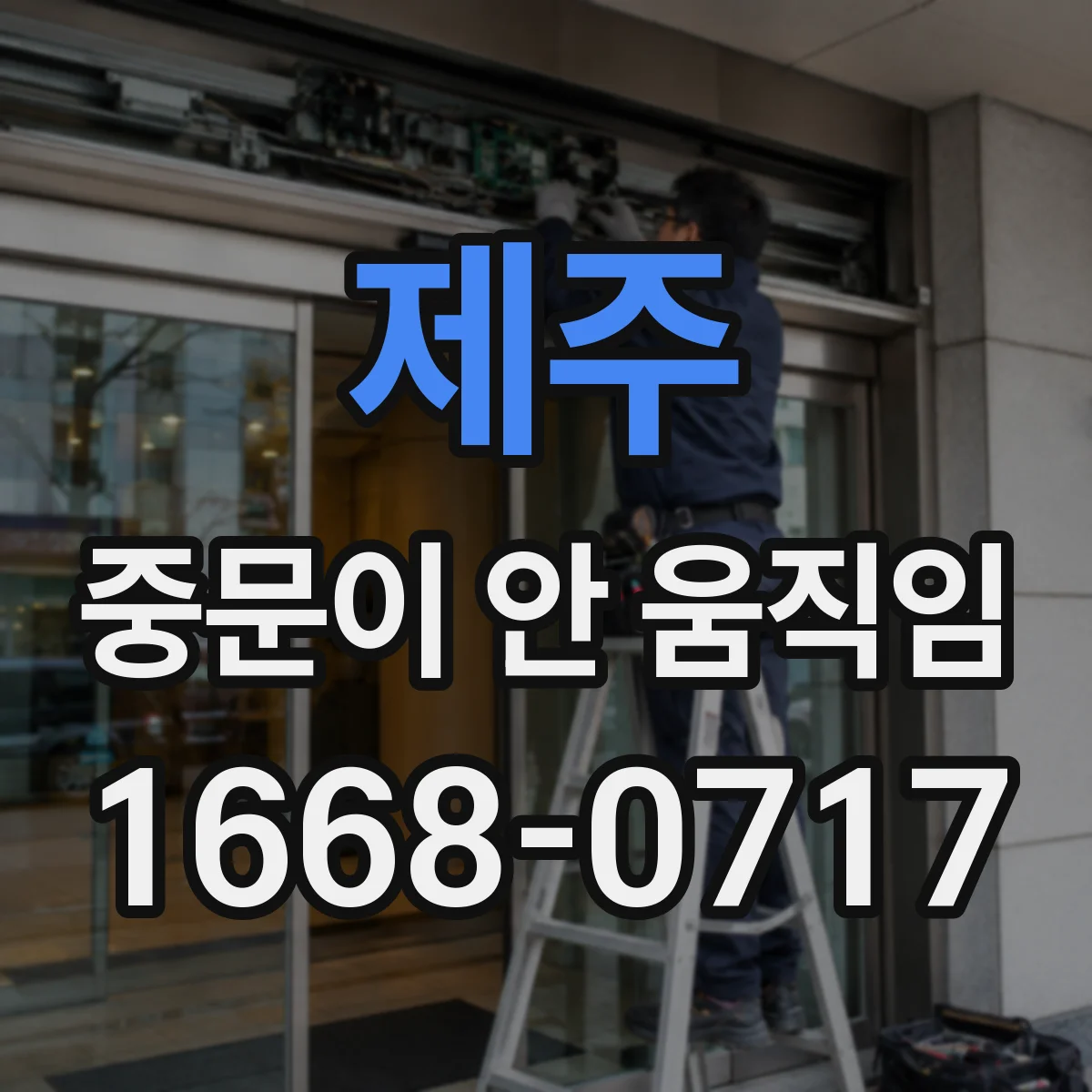 제주 중문이 안 움직임
