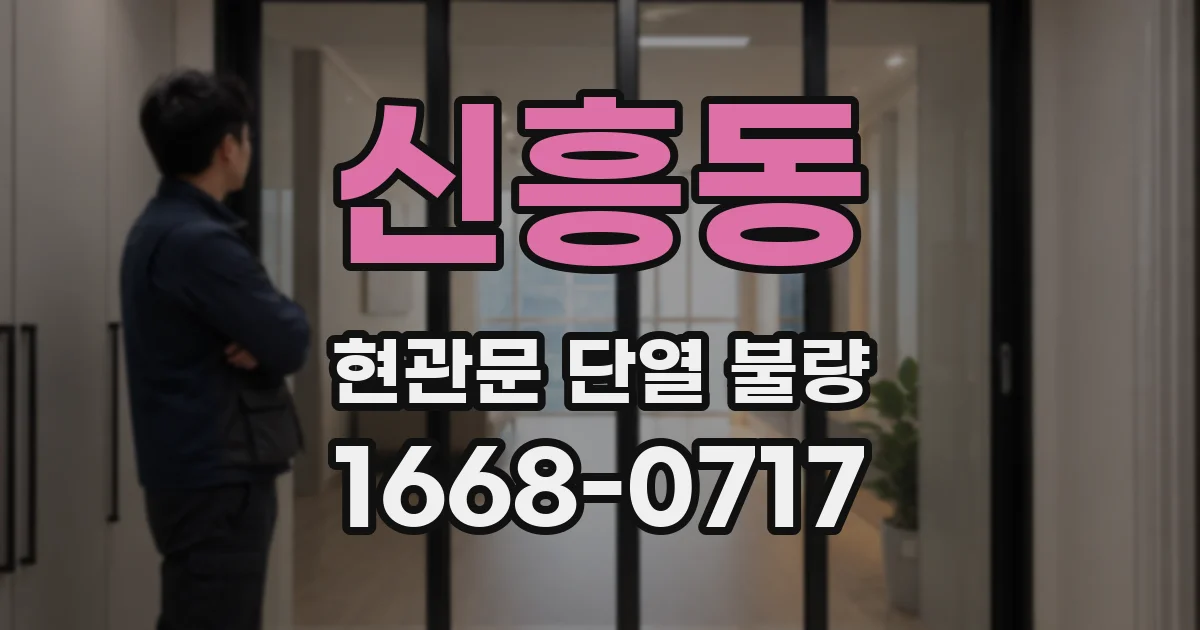 신흥동 현관문 단열 불량