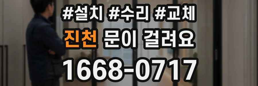 진천 문이 걸려요