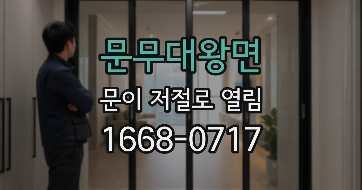 문무대왕면 문이 저절로 열림