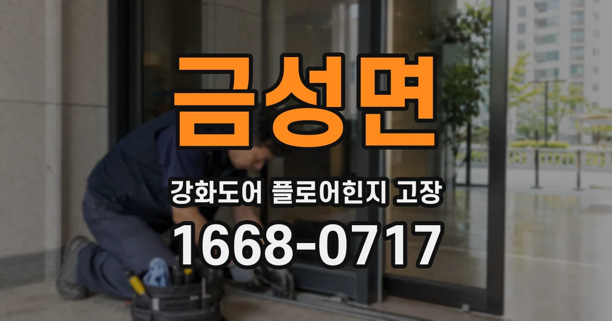 금성면 강화도어 플로어힌지 고장