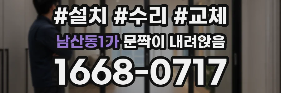 남산동1가 문짝이 내려앉음