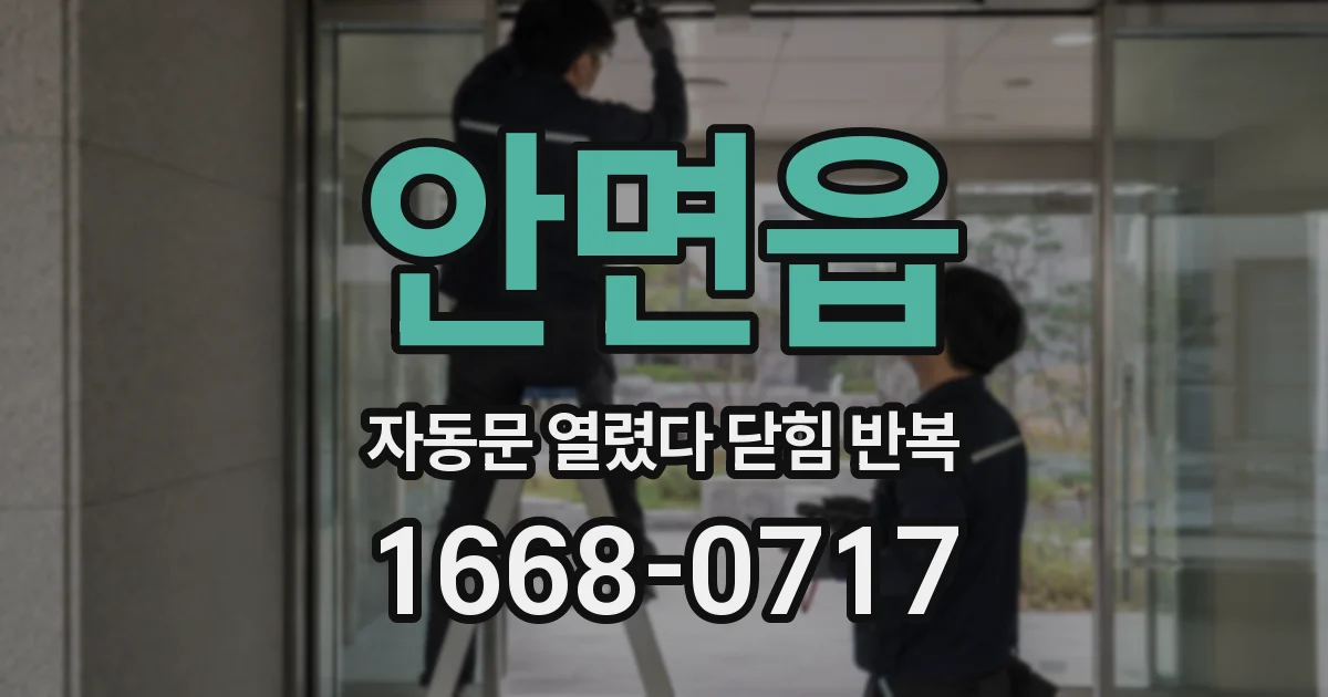 안면읍 자동문 열렸다 닫힘 반복 증상은 문이 열렸다가 바로 다시 닫히거나, 멈춘 뒤 다시 작동하는 식으로 나타납니다.