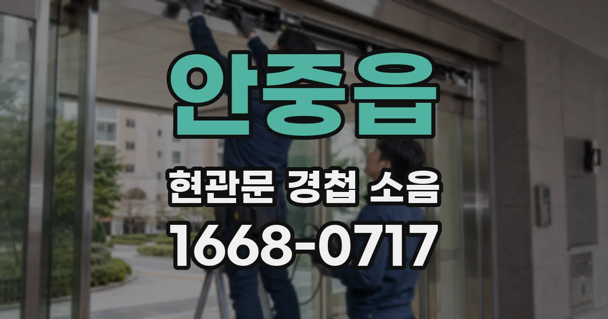 안중읍 현관문 경첩 소음