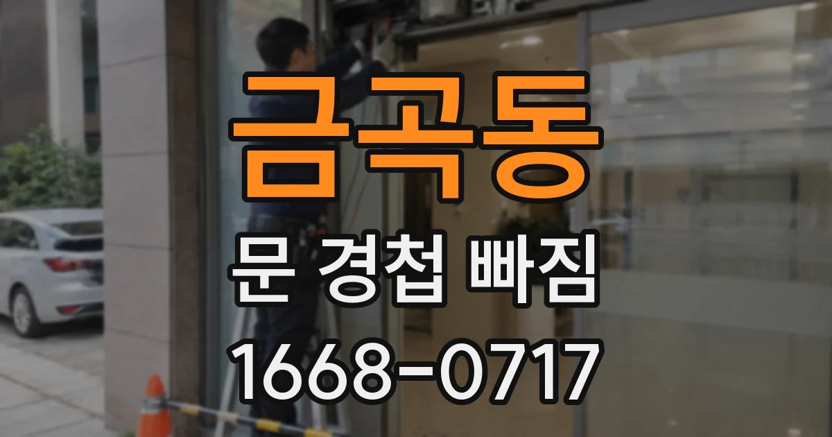금곡동 문 경첩 빠짐