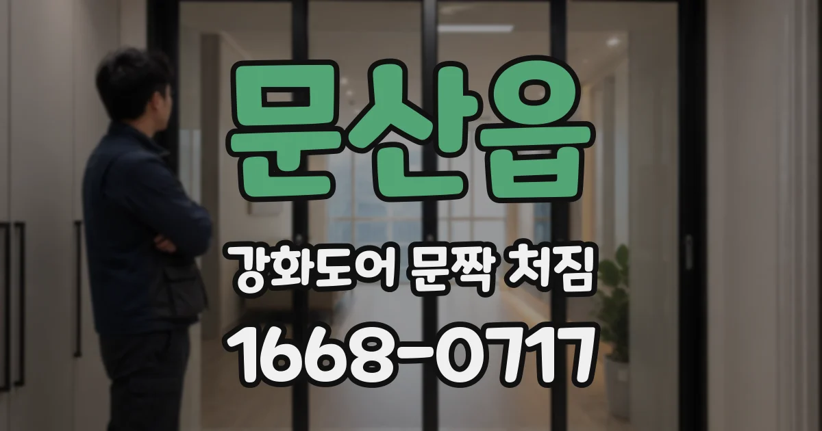 문산읍 강화도어 문짝 처짐