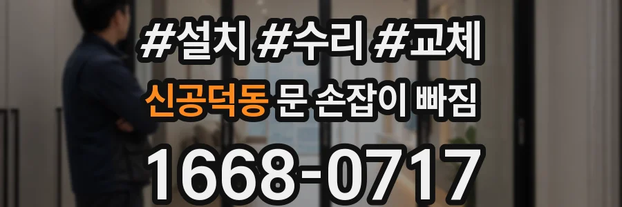 신공덕동 문 손잡이 빠짐