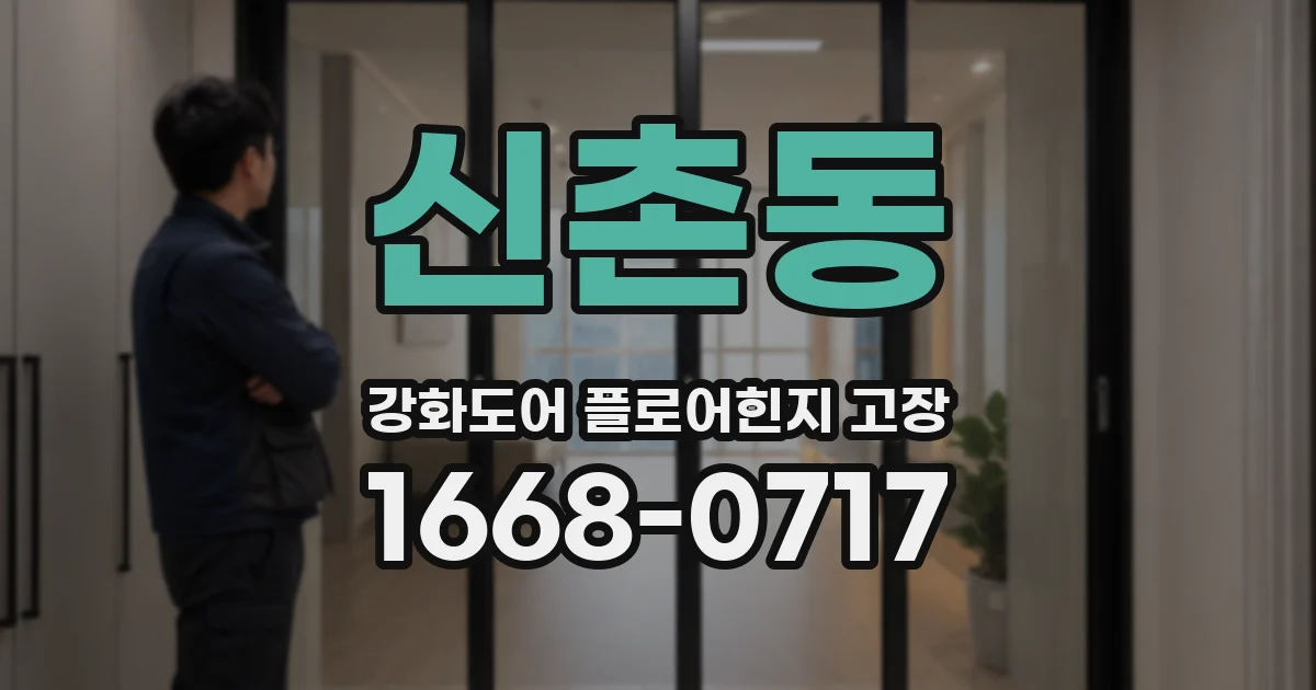 신촌동 강화도어 플로어힌지 고장