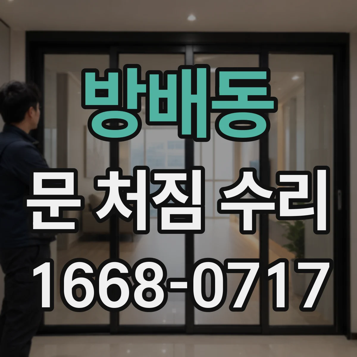 방배동 문 처짐 수리