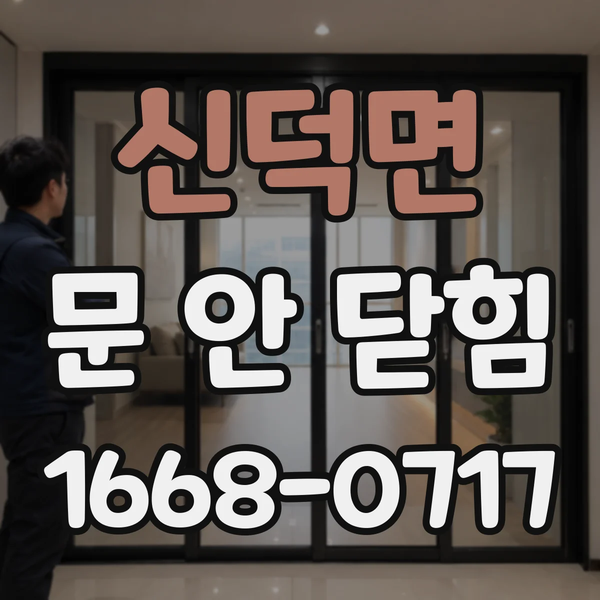 신덕면 문 안 닫힘