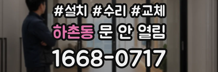 하촌동 문 안 열림