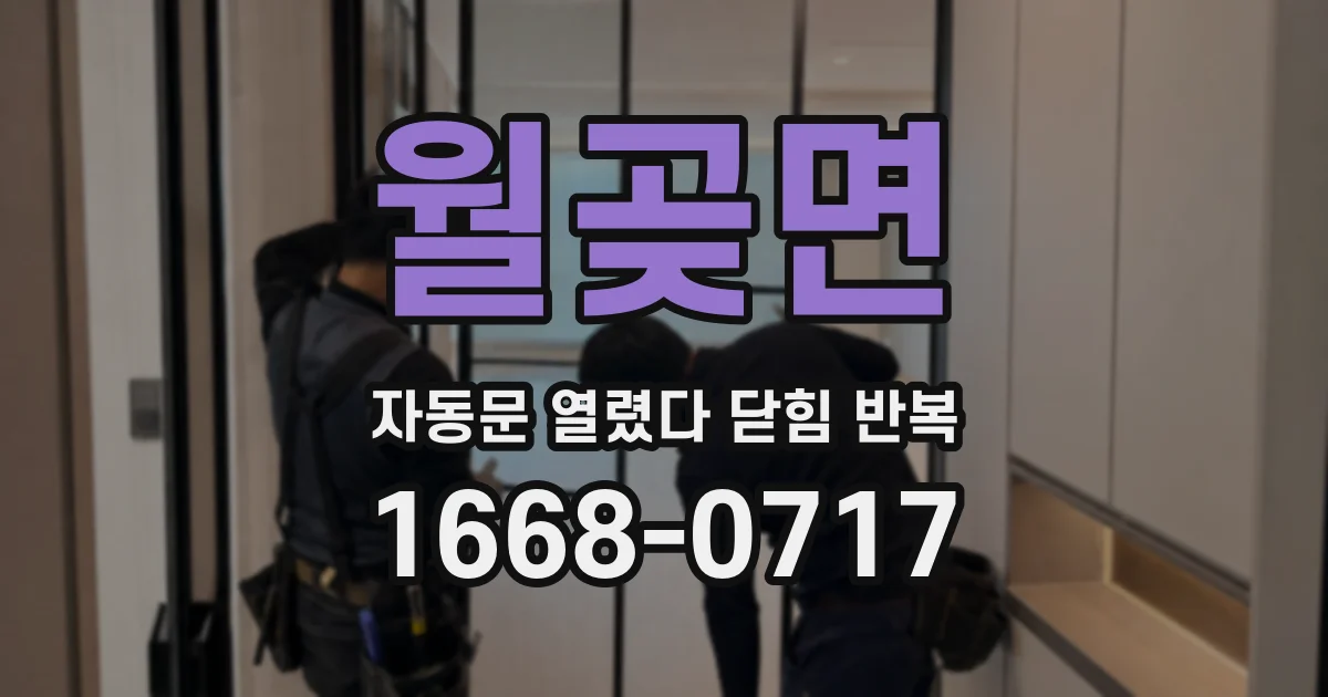 월곶면 자동문 열렸다 닫힘 반복 증상은 문이 열렸다가 즉시 닫혀 버리거나, 잠시 멈춘 뒤 다시 움직일 때 확인됩니다.