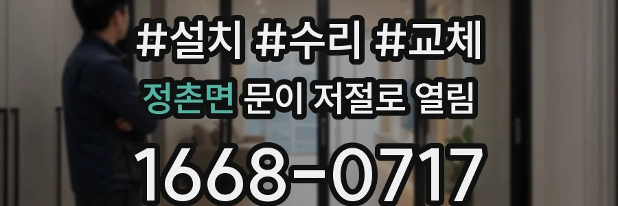 정촌면 문이 저절로 열림