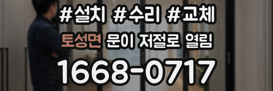 토성면 문이 저절로 열림