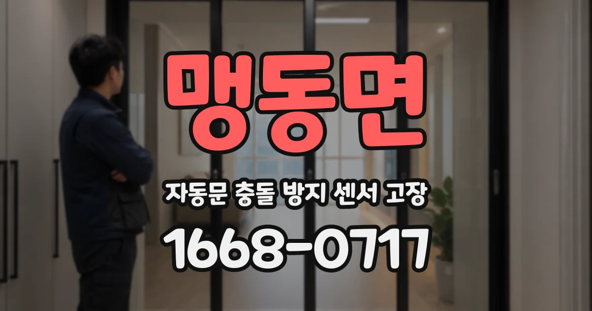 맹동면 자동문 충돌 방지 센서 고장