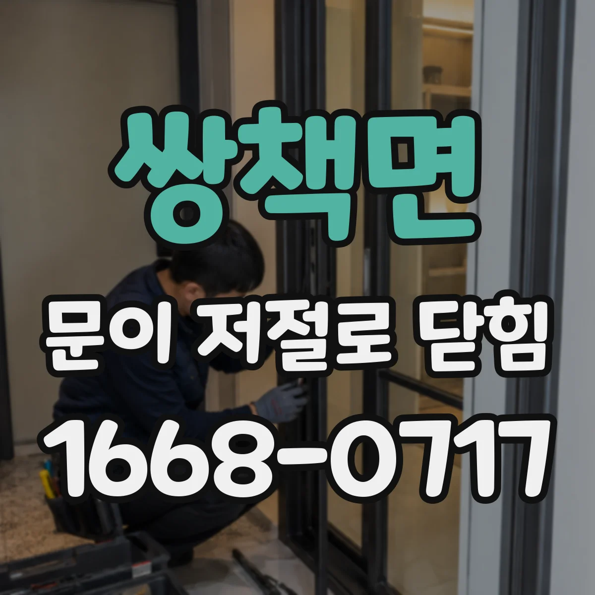 쌍책면 문이 저절로 닫힘