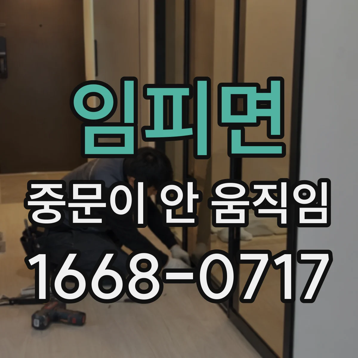 임피면 중문이 안 움직임