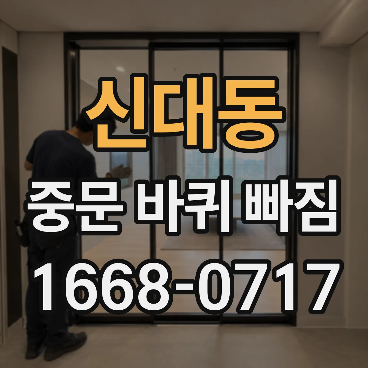 신대동 중문 바퀴 빠짐
