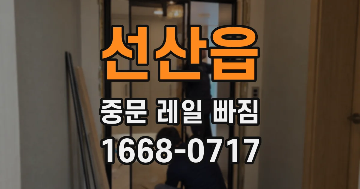 선산읍 중문 레일 빠짐