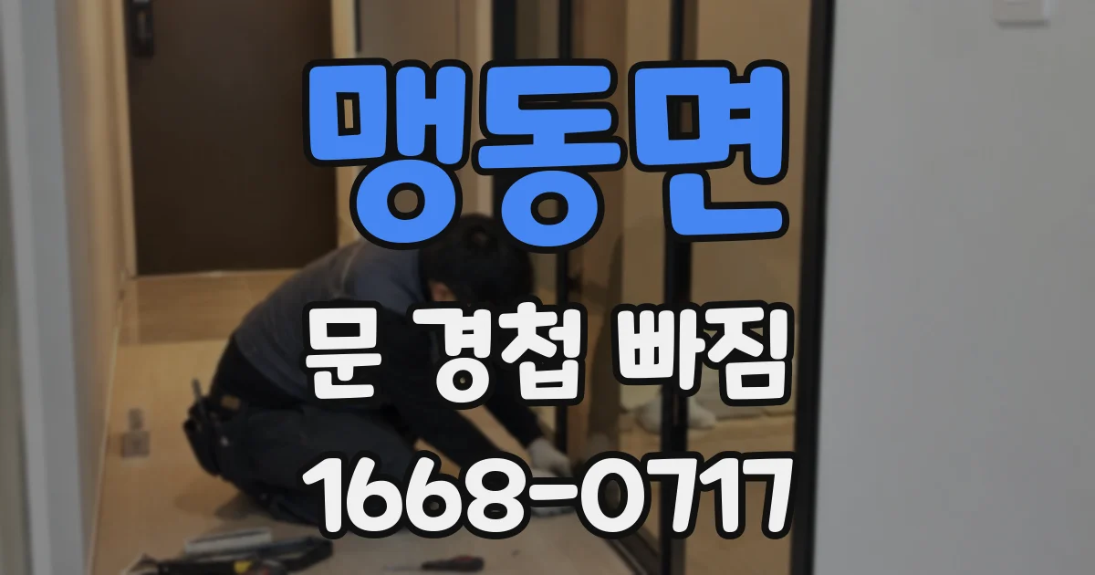 맹동면 문 경첩 빠짐