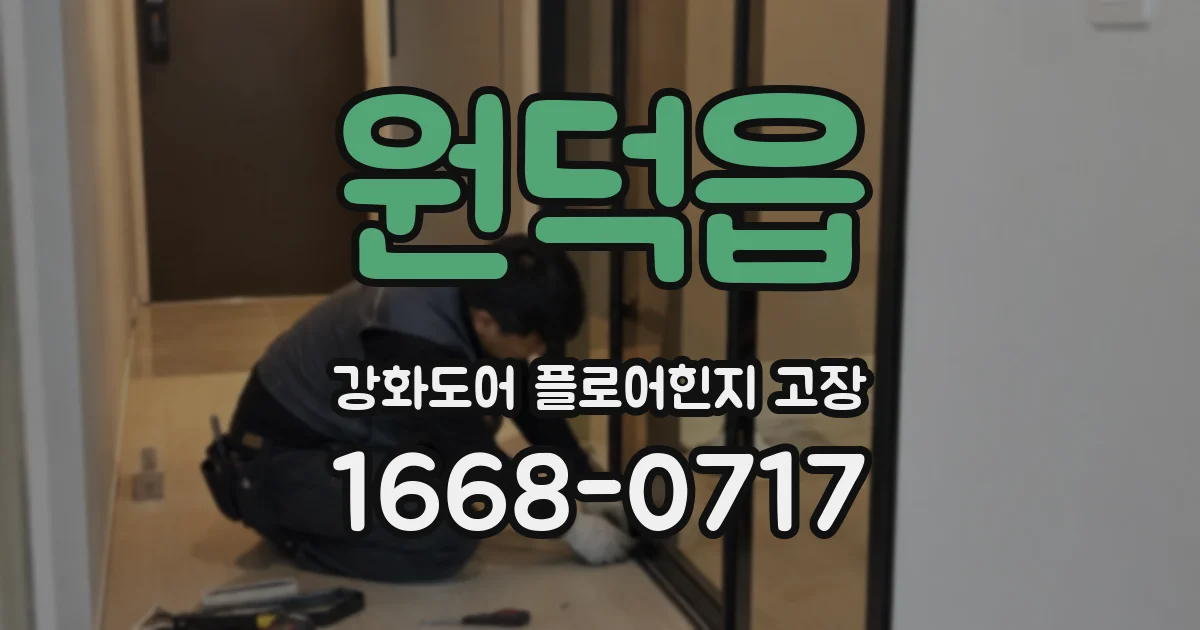 원덕읍 강화도어 플로어힌지 고장