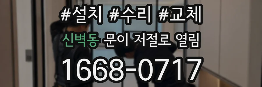 신벽동 문이 저절로 열림