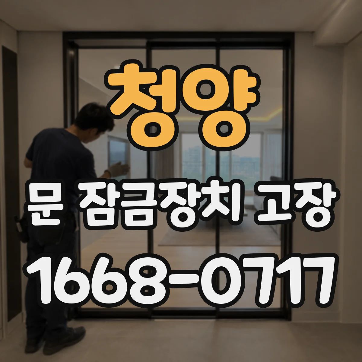 청양 문 잠금장치 고장