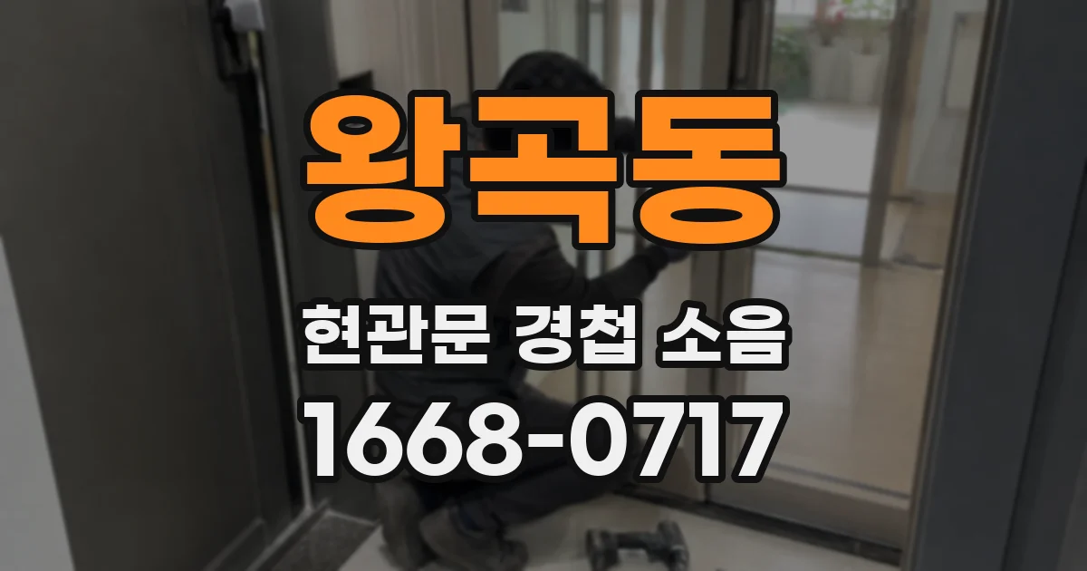왕곡동 현관문 경첩 소음