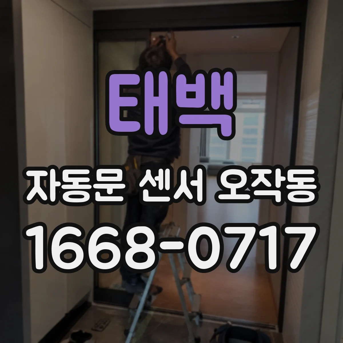 태백 자동문 센서 오작동 닫히다 멈추는 트리거 원인