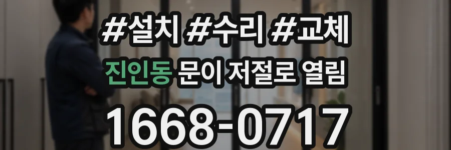 진인동 문이 저절로 열림