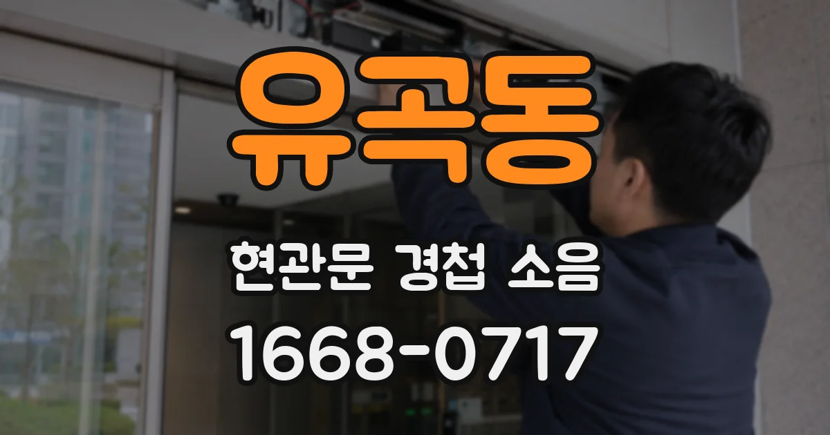 유곡동 현관문 경첩 소음
